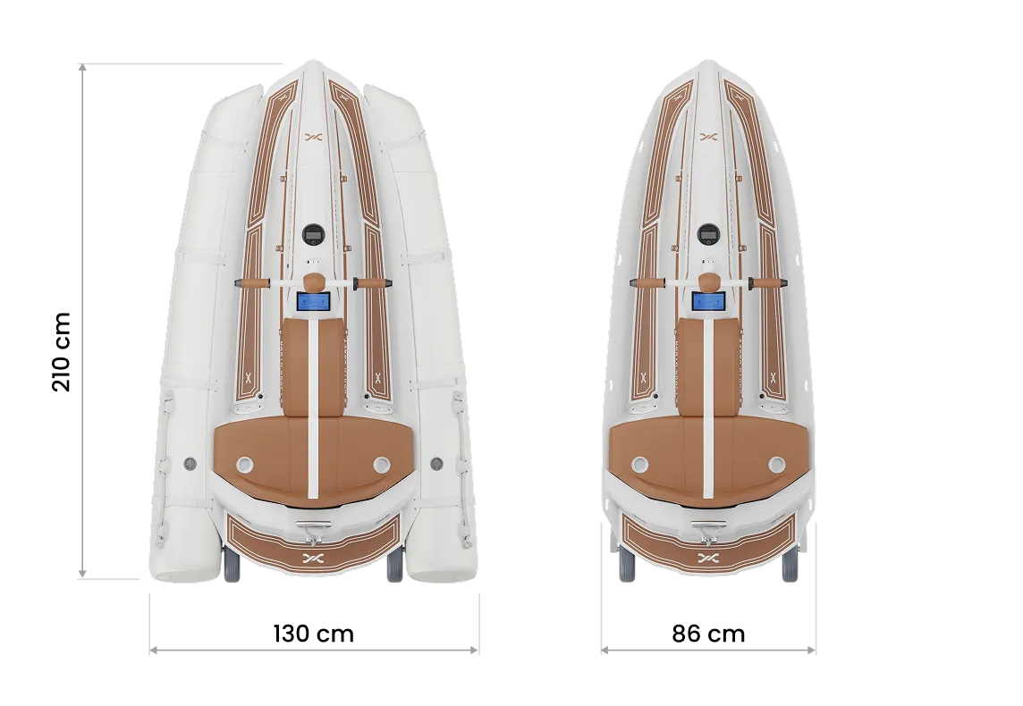 E-210 dimensions